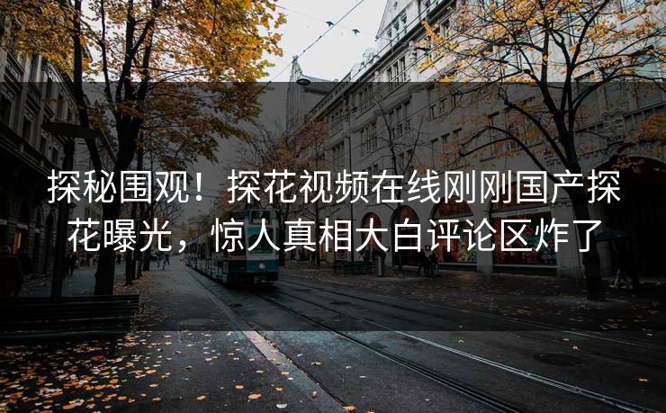 探秘围观！探花视频在线刚刚国产探花曝光，惊人真相大白评论区炸了