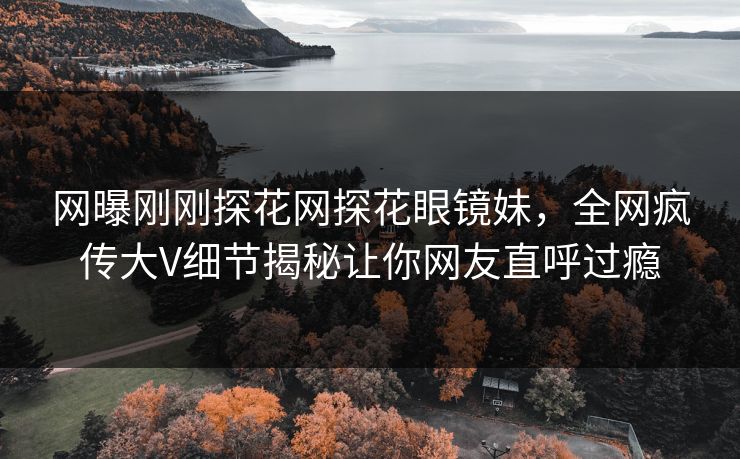 网曝刚刚探花网探花眼镜妹，全网疯传大V细节揭秘让你网友直呼过瘾
